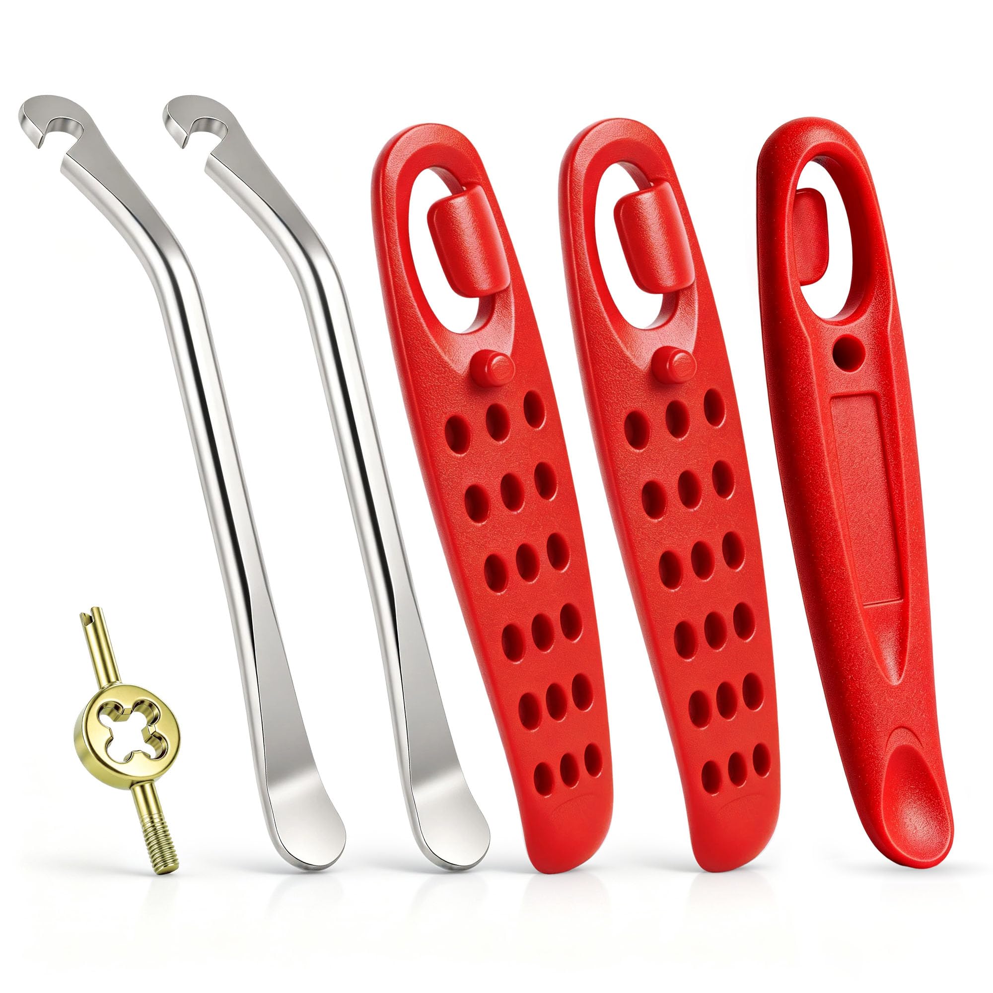 Bike Tire Levers – No-Break Tire Removal Tool, Anti-Slip for MTB/Road