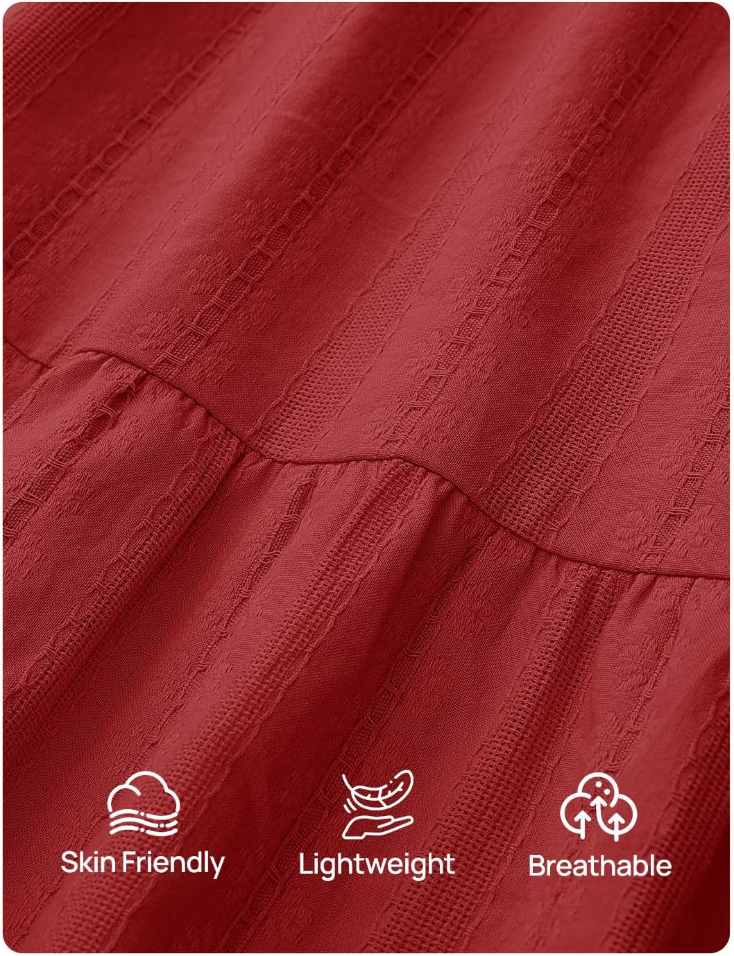 ZESICA Long Sleeve V Neck Mini Dresses for Women 2026 Spring High Waist Ruffle Pleated A Line Cocktail Party Short Dress - Image 6