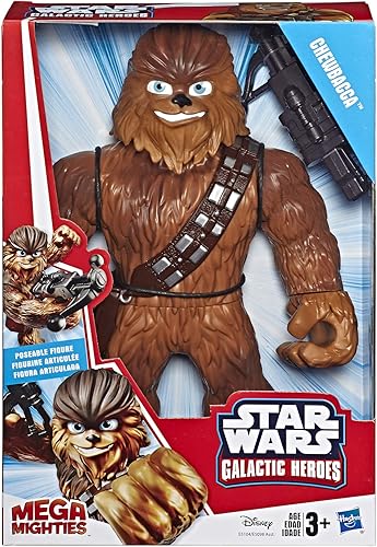 Miniatura 2 de STAR WARS Galactic Heroes Mega Mighties Chewbacca - Figura de acción de 10 pulgadas con accesorio Bowcaster, juguetes para niños a partir de 3 años