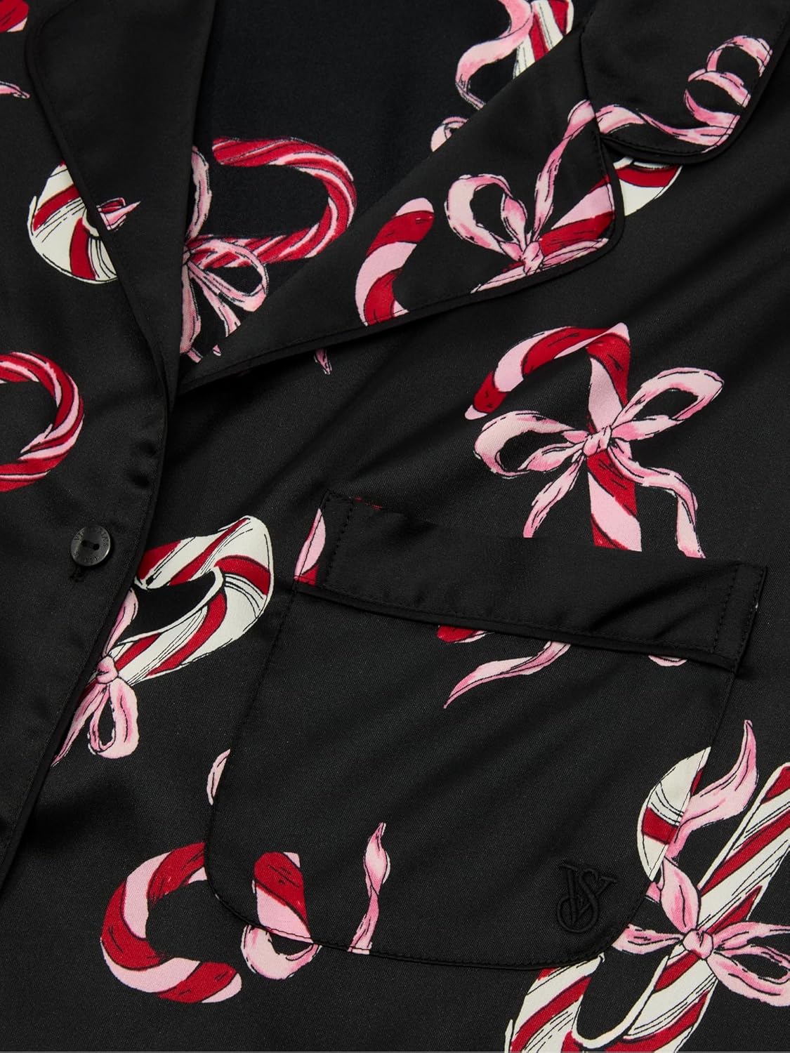 Victoria's Secret Satin Pajama Set, Long Sleeve Button Down Shirt & Pants, Sleepwear for Women (XS-XXL) - Image 4