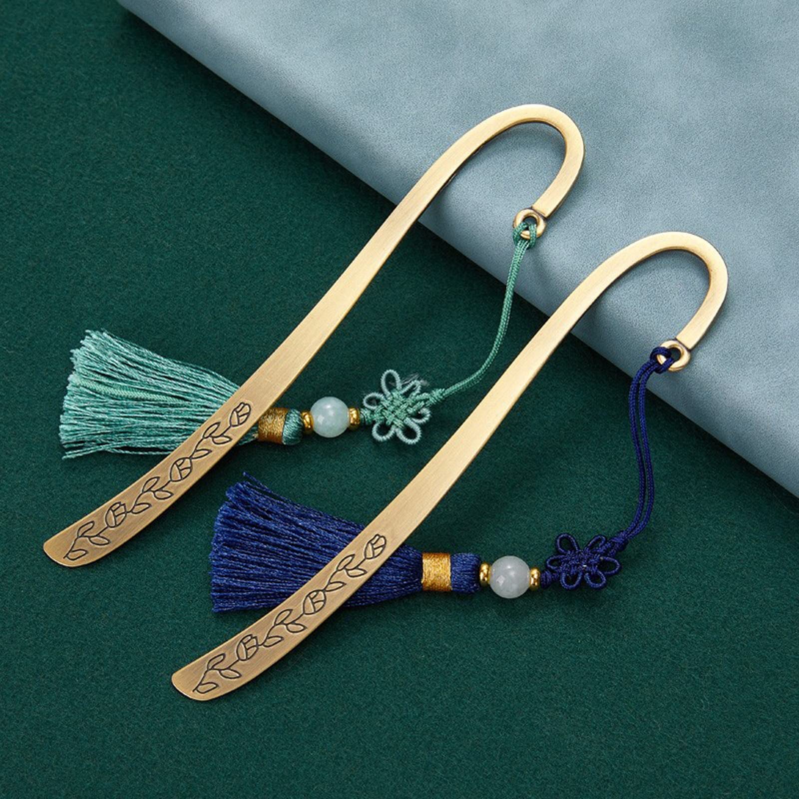 caihuashopping Segnalibri Tassel Segnalibro Set in Metallo Segnalibro Thanksgiving Day Regalo Tassel Laurea Regalo Regalo di Compleanno for Insegnanti e Studenti segnalibro