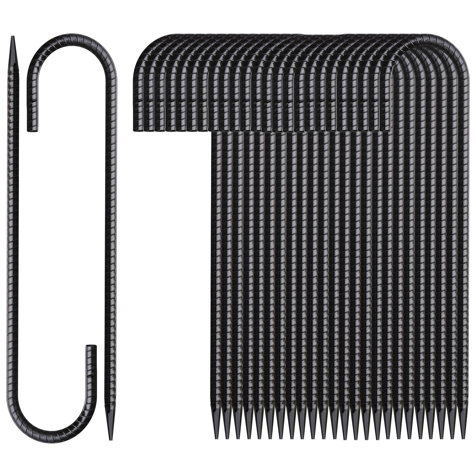 Rebar Stakes - 20 Pack Heavy Duty Ground Anchors -14