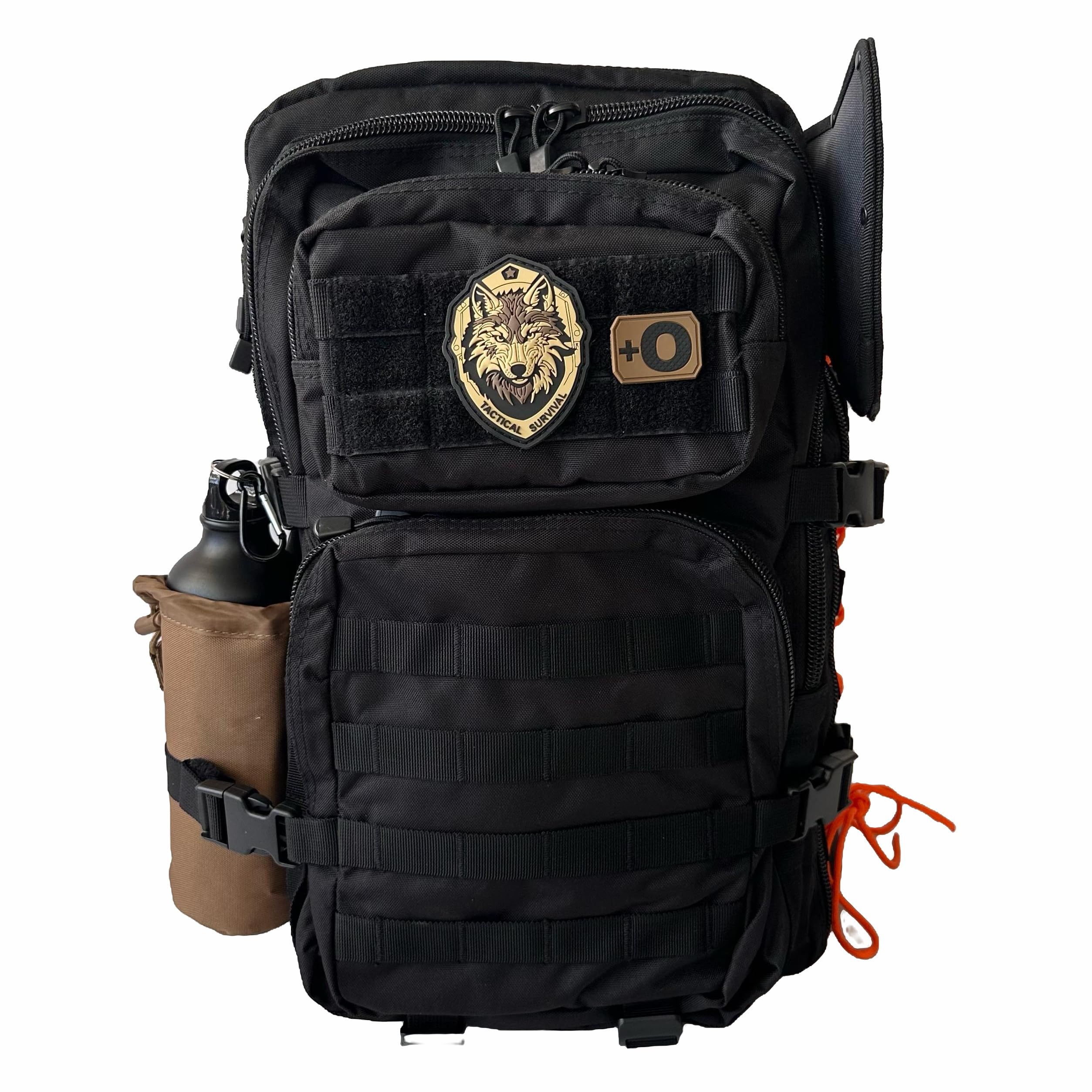 Mochila de Supervivencia 72H con Radio EMERGENCIAS - Kit EMERGENCIAS para 72 Horas (1 Persona) 142 Piezas