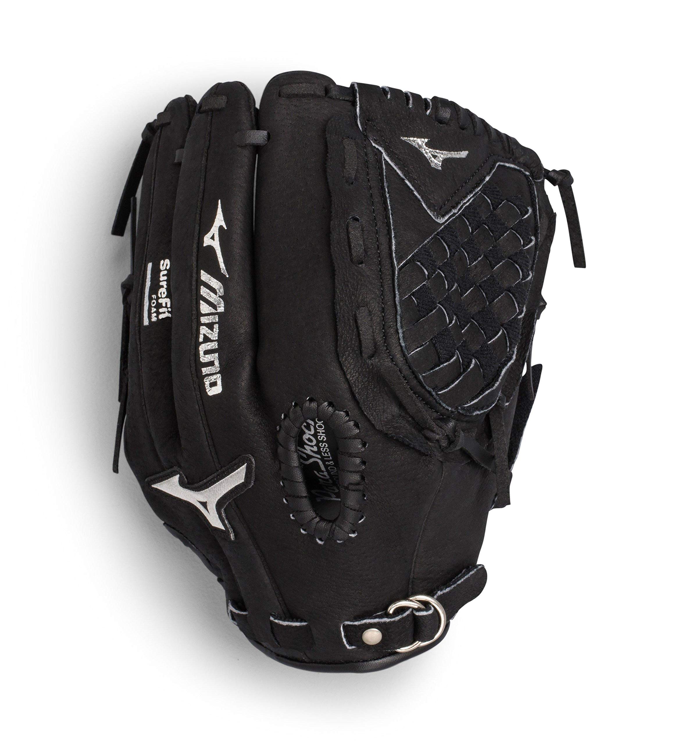 Mizuno GPP1075Y1 Youth Prospect Ball Glove, 10.75-Inch, Right Hand Throw, Black