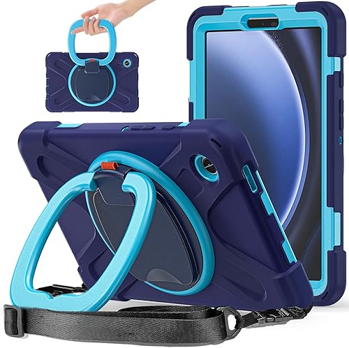 Miniatura 65 de Funda resistente para Galaxy Tab S10 Ultra 2024/S9 Ultra 2023/S8 Ultra 2022, funda híbrida resistente con soporte para bolígrafo S, funda a prueba