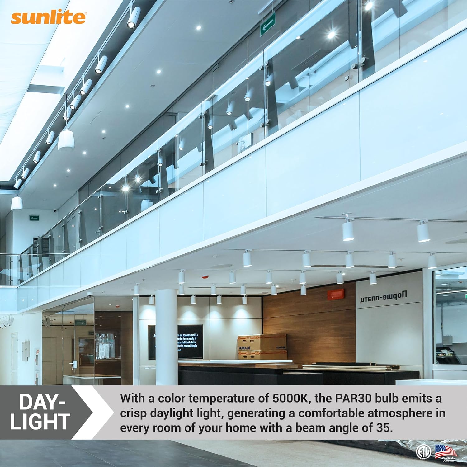 Sunlite LED PAR30 Long Neck Recessed Light Bulb, 9 Watt, (75W EQ), 850 Lm, Medium E26 Base, Dimmable, ETL Listed, 35 Degrees Beam Angle, 5000K Daylight, 1 Pack