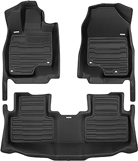 TuxMat - for Acura RDX 2019-2024 Models - Custom Car Mats - Maximum Coverage, All Weather, Laser Measured - This Full Set Includes 1st and 2nd Rows