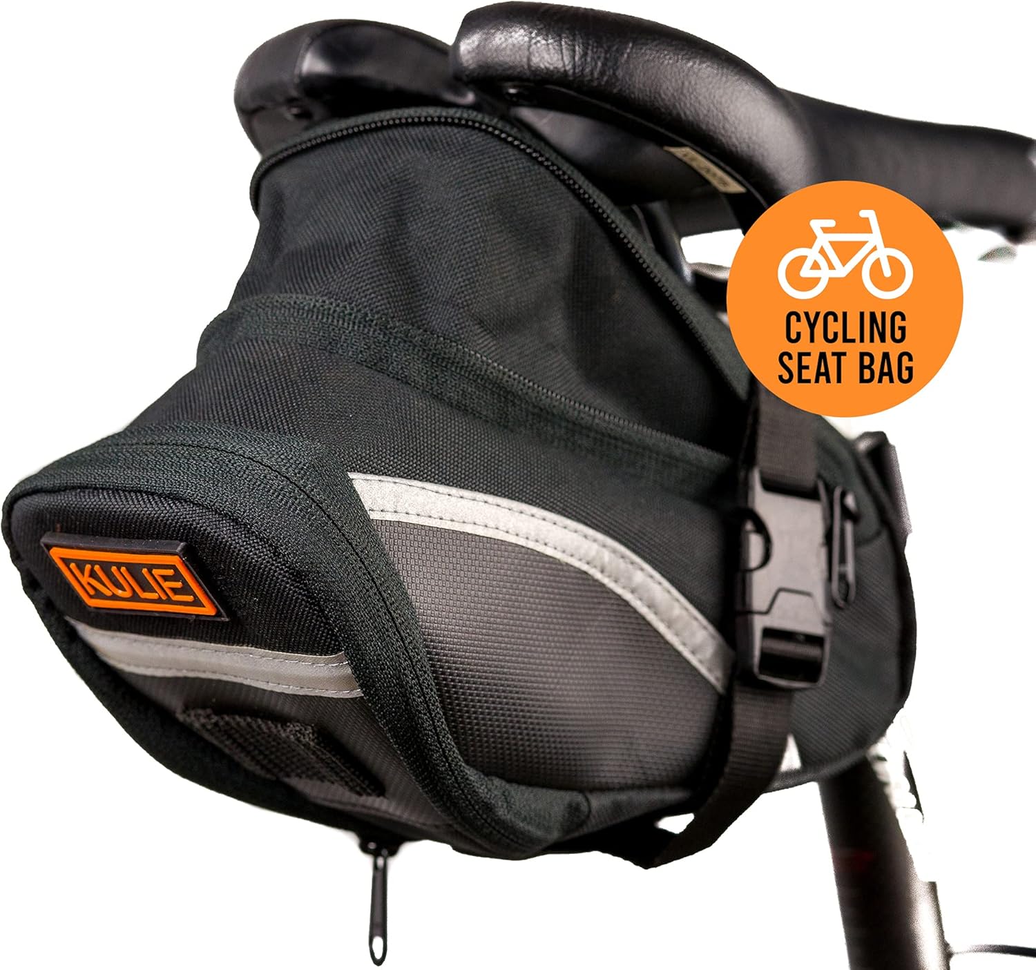 Kulie Bicycle Saddle Bag Bike Underseat Bag for Bicycles