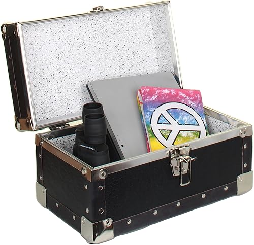 Miniatura 2 de Gilbins Mini organizador de maletero de almacenamiento para campamento de verano y dormitorio universitario, caja de recuerdos, tamaño 14 pulgadas