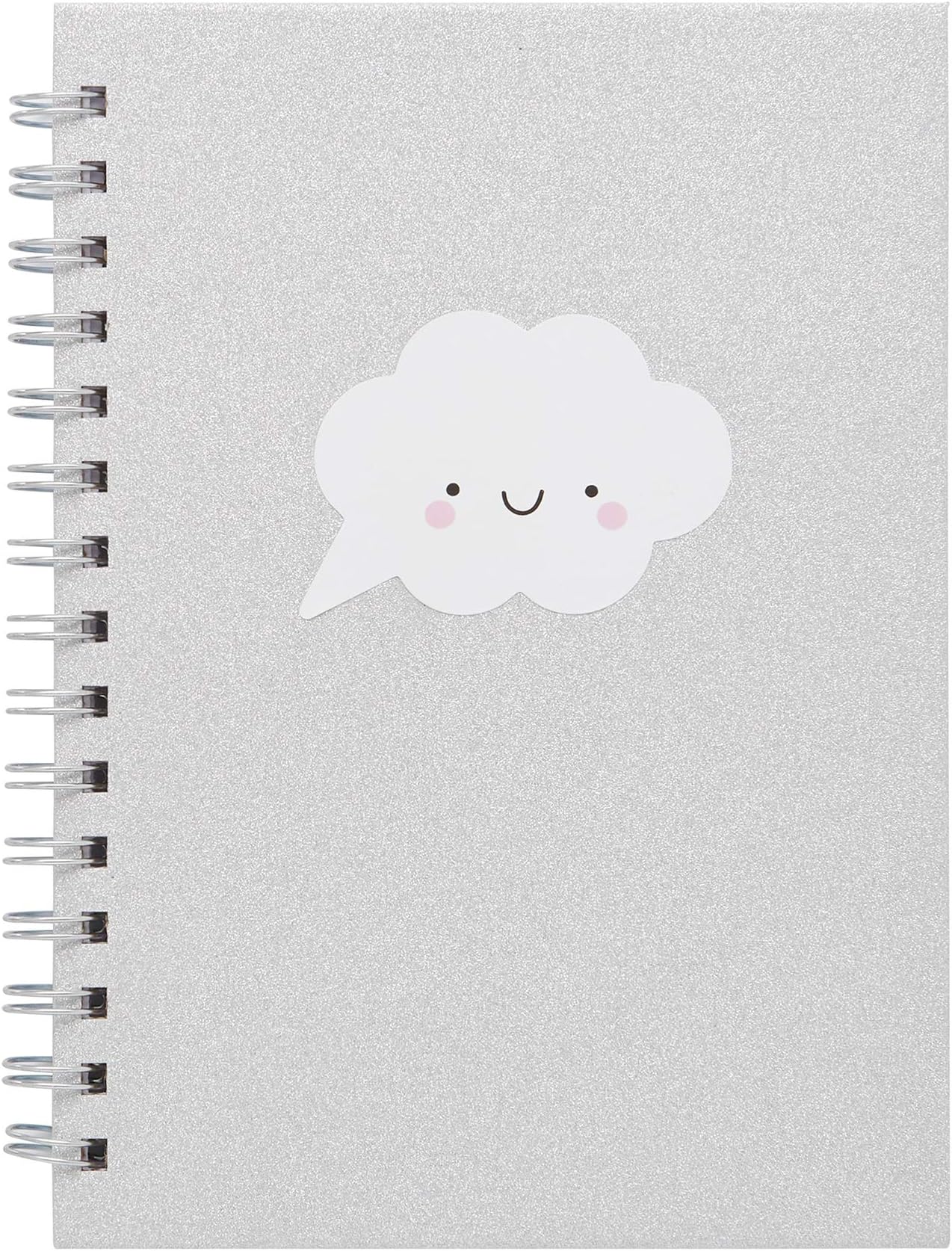 LaurDIY Sparkle Kawaii Collection Cute Notebooks for School, 160 Ruled Pages