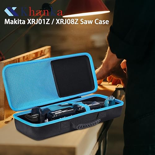 Miniatura 7 de Khanka Funda rígida de repuesto para Makita XRJ01Z  XRJ08Z de 18 voltios LXT de iones de litio inalámbrica, sierra recíproca compacta (sólo la caja)