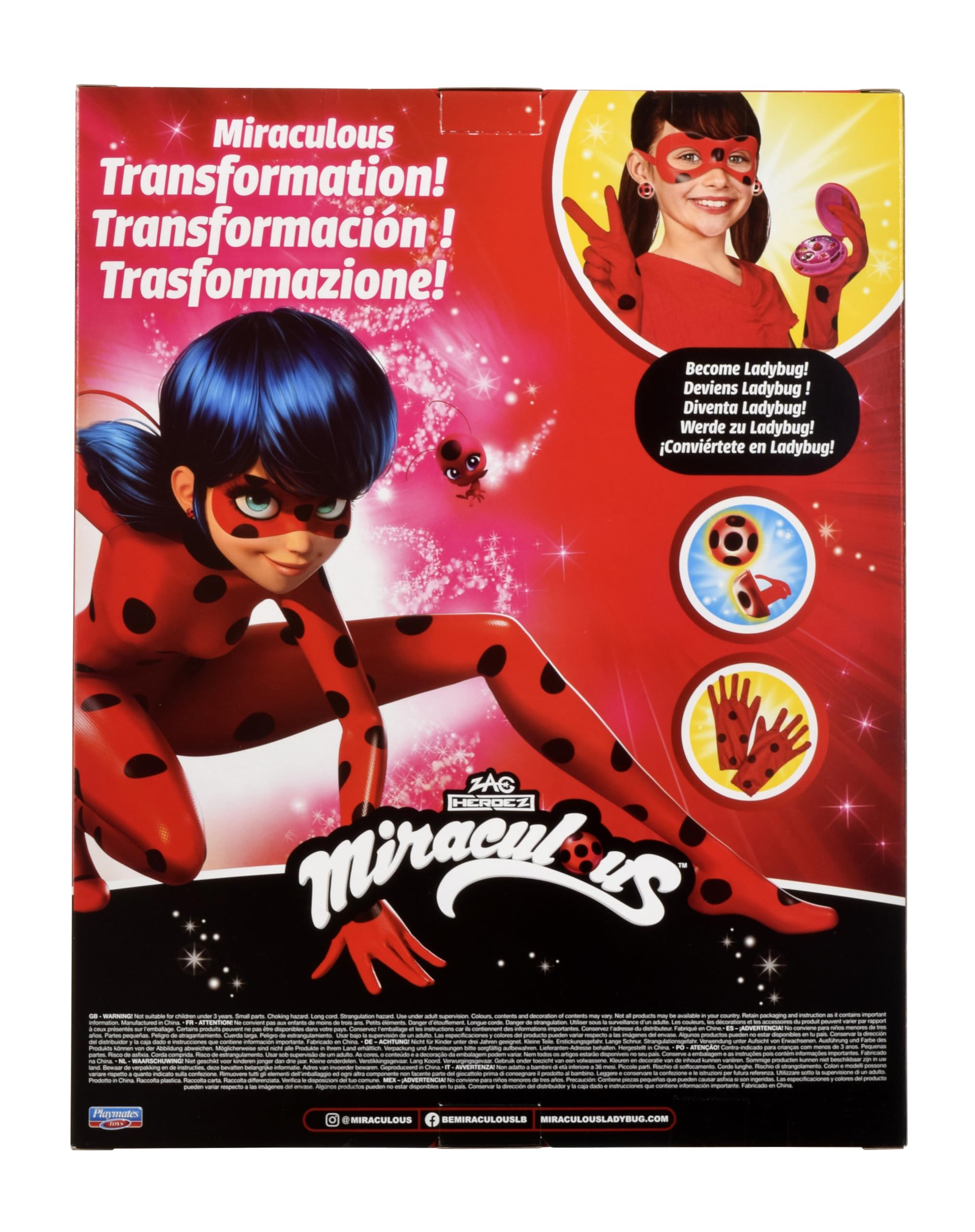 Set di trasformazione Deluxe - BANDAI - Miraculous - P50619 - Ladybug