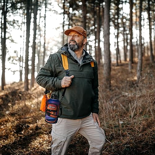 Miniatura 94 de NATURE PIONEOR Water Bottle Holder with Strap,Water Bottle Carrier Bag Sling Sleeve with Adjustable Shoulder Strap & Handle and Large Phone Pocket