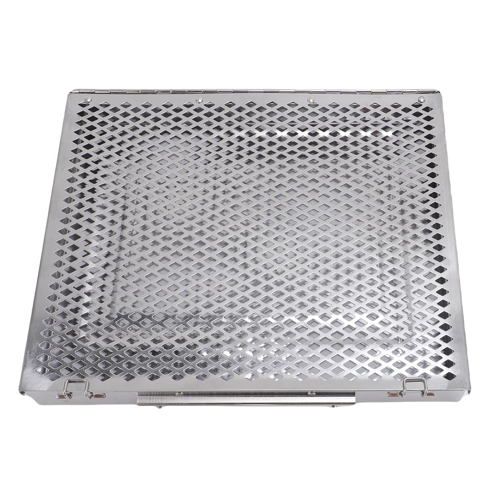 Fabater Cestino per Grill Barbecue Realizzato in Acciaio Inossidabile con una Sala da Personalizzabile per Cibi Versatili, per Griglie da Giardino (doppia maniglia)