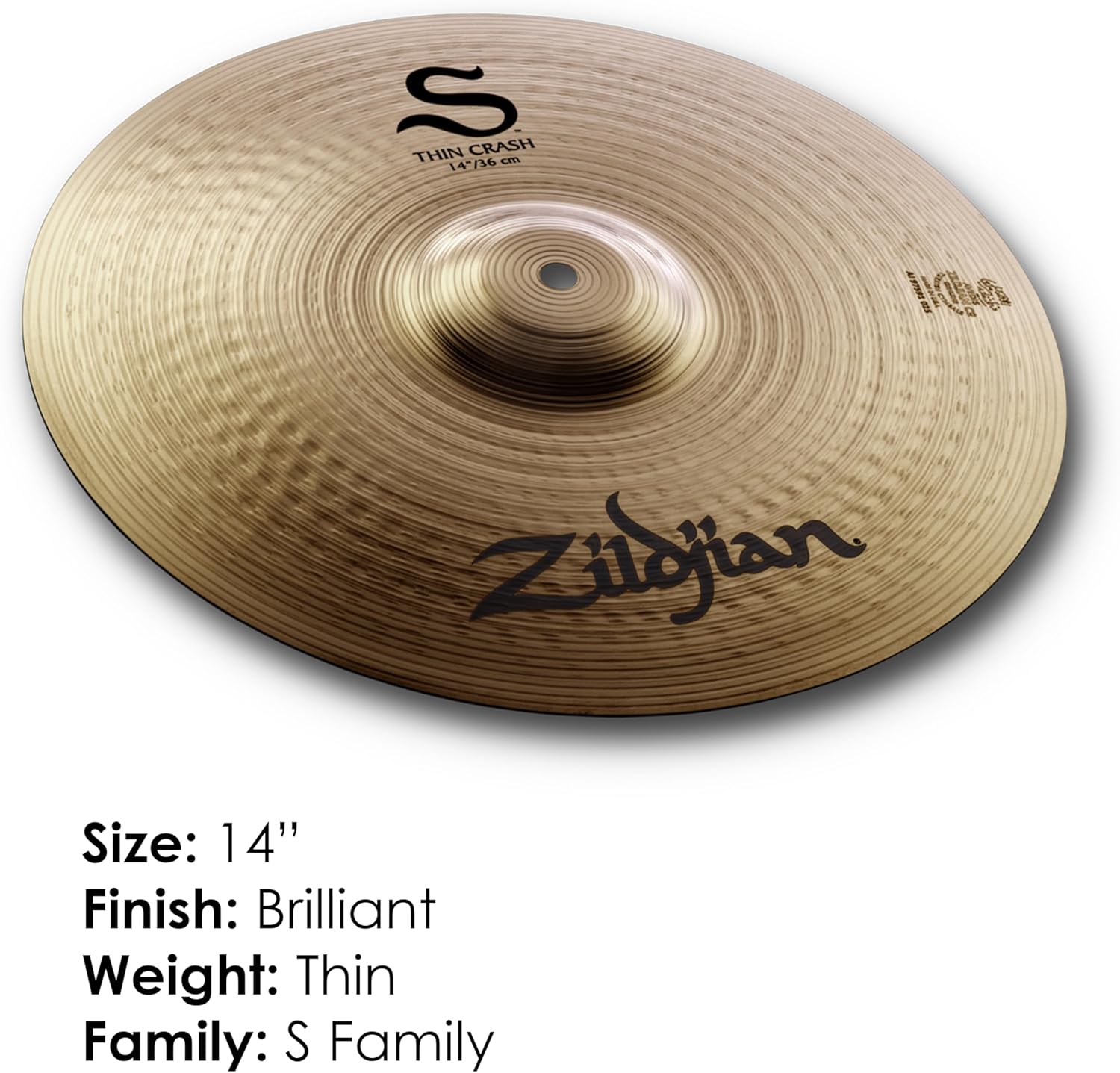 Zildjian 14" S Thin Crash