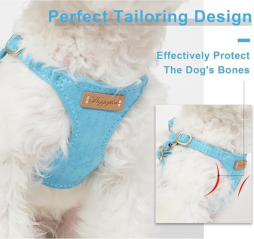 Miniatura 2 de Puppytie Arnés sin tirones para perro, con correa multifunción, pechera suave y ajustable para mascota, no ahorca, chaleco a prueba de escape para