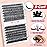 Individual Lashes 280 Pcs 30D+40D Mixed Lash Clusters 14 Rows that Look Like Eyelash Extensions DIY Lash Extension Self Application At Home (30+40-D-9-16mix)