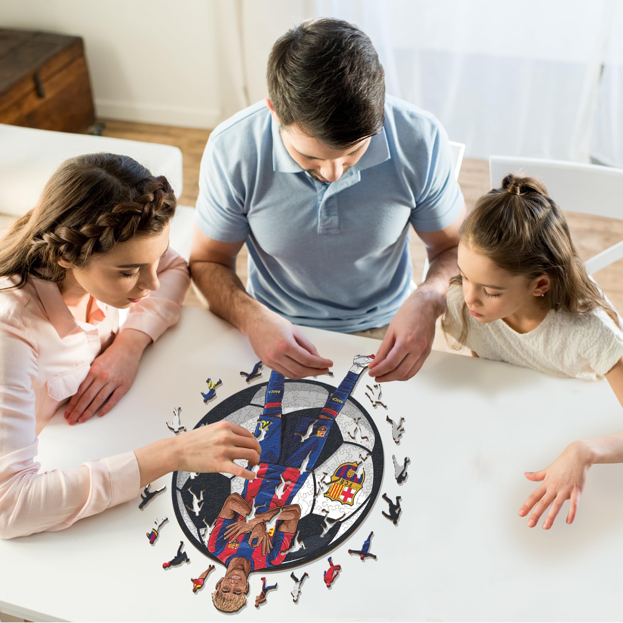 Iconic Puzzles - Barcellona, Lamine Yamal 2026, Puzzle di Legno con licenza ufficiale, 100% sostenibile, regalo per adulti e bambini, taglia M, 270 Pcs