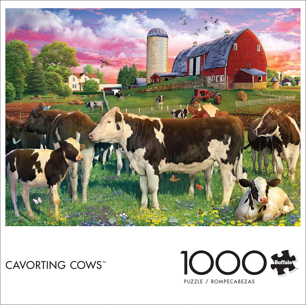Buffalo Games - Cavorting Cows - 1000 Piece Jigsaw Puzzle