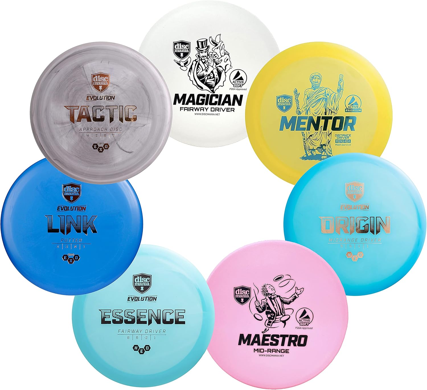 Buy Discmania Disc Golf Set Fill Your Bag Includes Putters, Mid