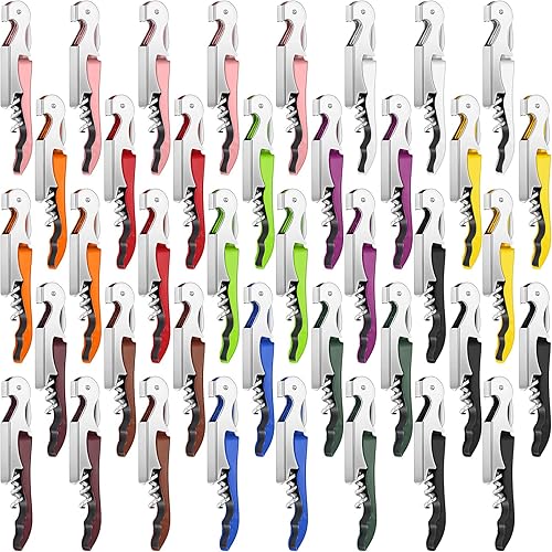 40 Pieces Wine Key Opener Corkscrew Wine Opener Waiter Metal Bottle Wine Opener Heavy Wine Key Fold Beer Corkscrew Serrated Foil Cutter Key for Home 40 Pieces Wine Key Opener Corkscrew Wine Opener Waiter Metal Bottle Wine Opener Heavy Wine Key Fold Beer Corkscrew Serrated Foil Cutter Key for Home