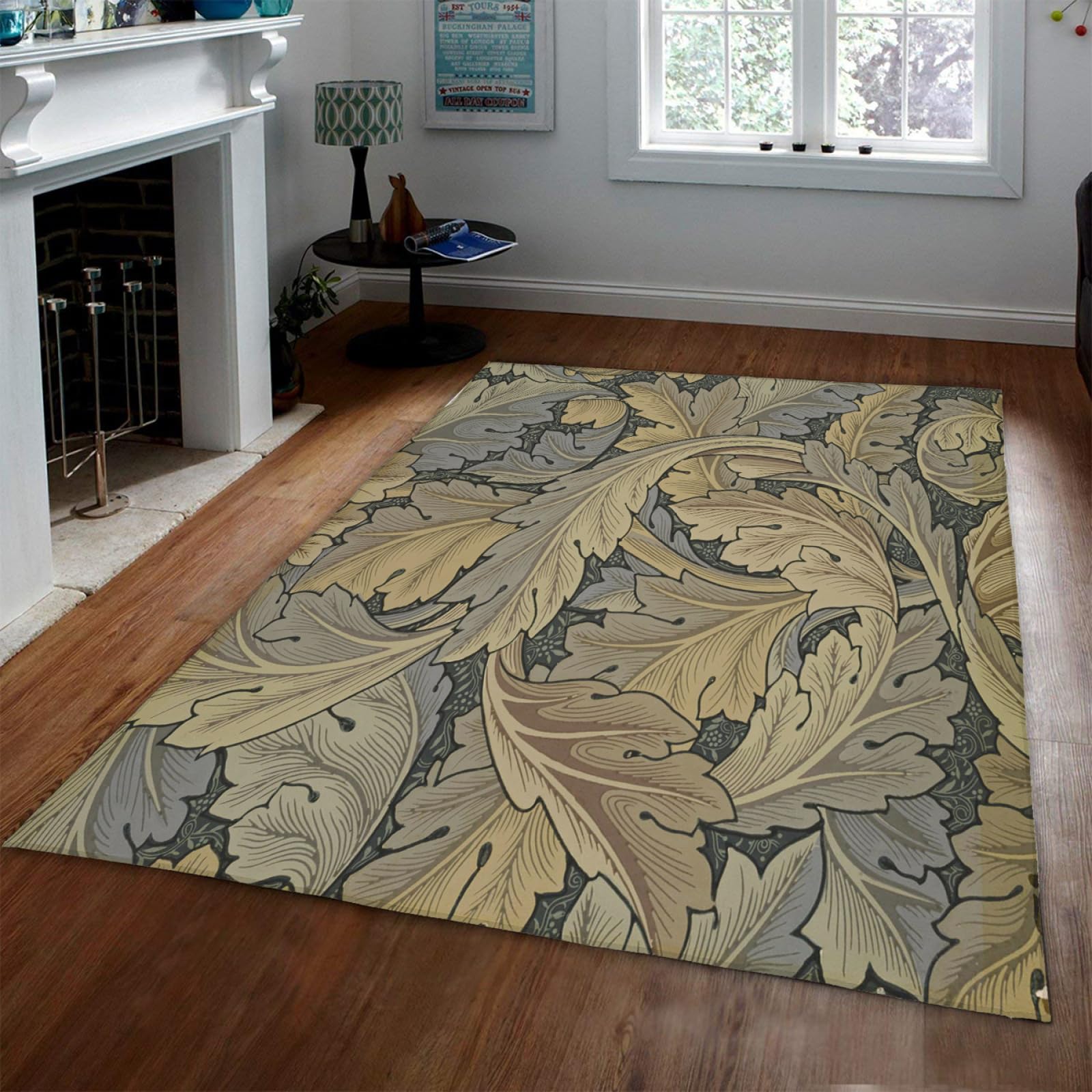 Amazon.com: William Morris Vintage Area Rug for Dinning Room