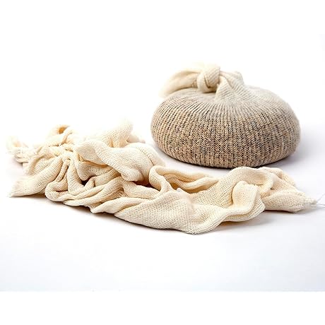 Hops, Spices, & Grain Brewing Bags - Sturdy Cotton Mesh Bags for...