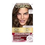 L\'Oreal Paris Excellence Crme Permanent Hair Dye, Triple Care Hair Color with Pro-Keratine Complex for 100% Gray Hair Coverage, 5AB Mocha Ash Brown, 1 Kit