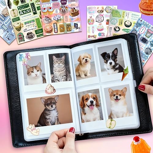 Miniatura 93 de 3500 calcomanías coreanas para tarjetas fotográficas Kpop, calcomanías de decoración de libros, calcomanías estéticas con purpurina de mariposa