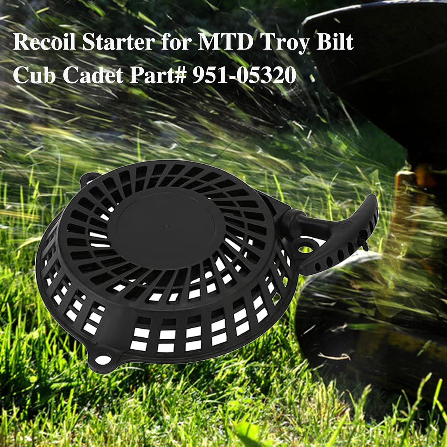 Recoil Starter for MTD Troy Bilt Cub Cadet TB105 Part# 951-05320.Pull Start Assembly for Craftsman Walk Behind LawnEdger 140CC Part#190923A