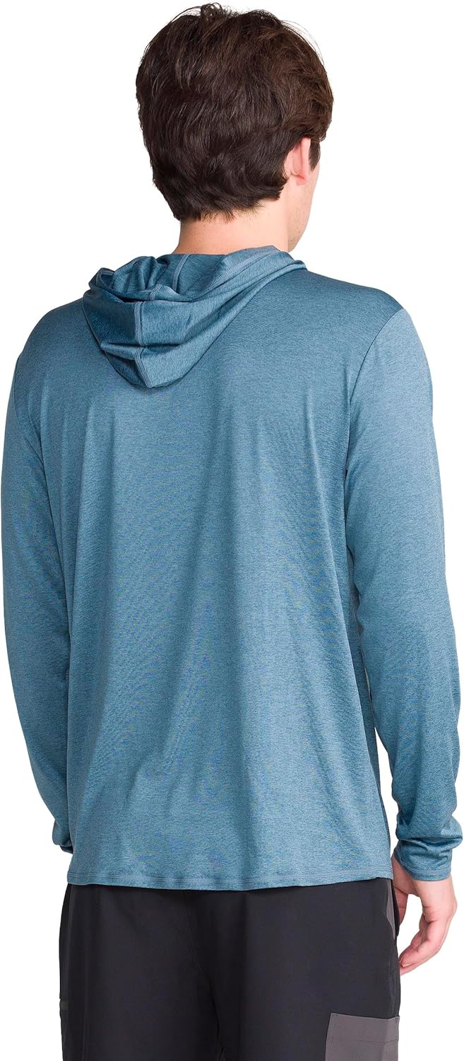 Dakine Men's Hooded Long Sleeve Rashguard – UPF 50+ Protection Swim Top, Quick-Dry Swim Shirt, Pockets