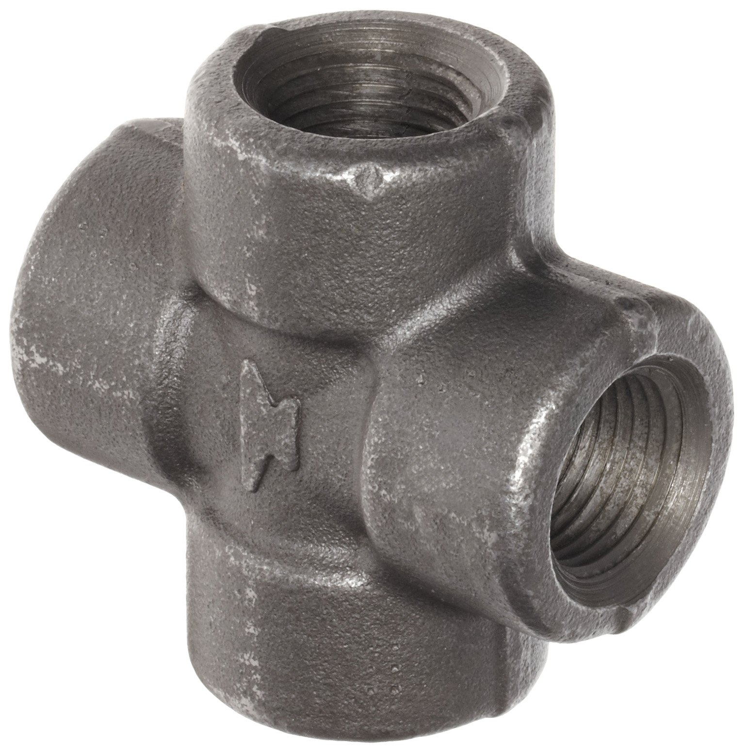 Anvil 2104 Forged Steel Pipe Fitting, Class 2000, Cross, 3/4