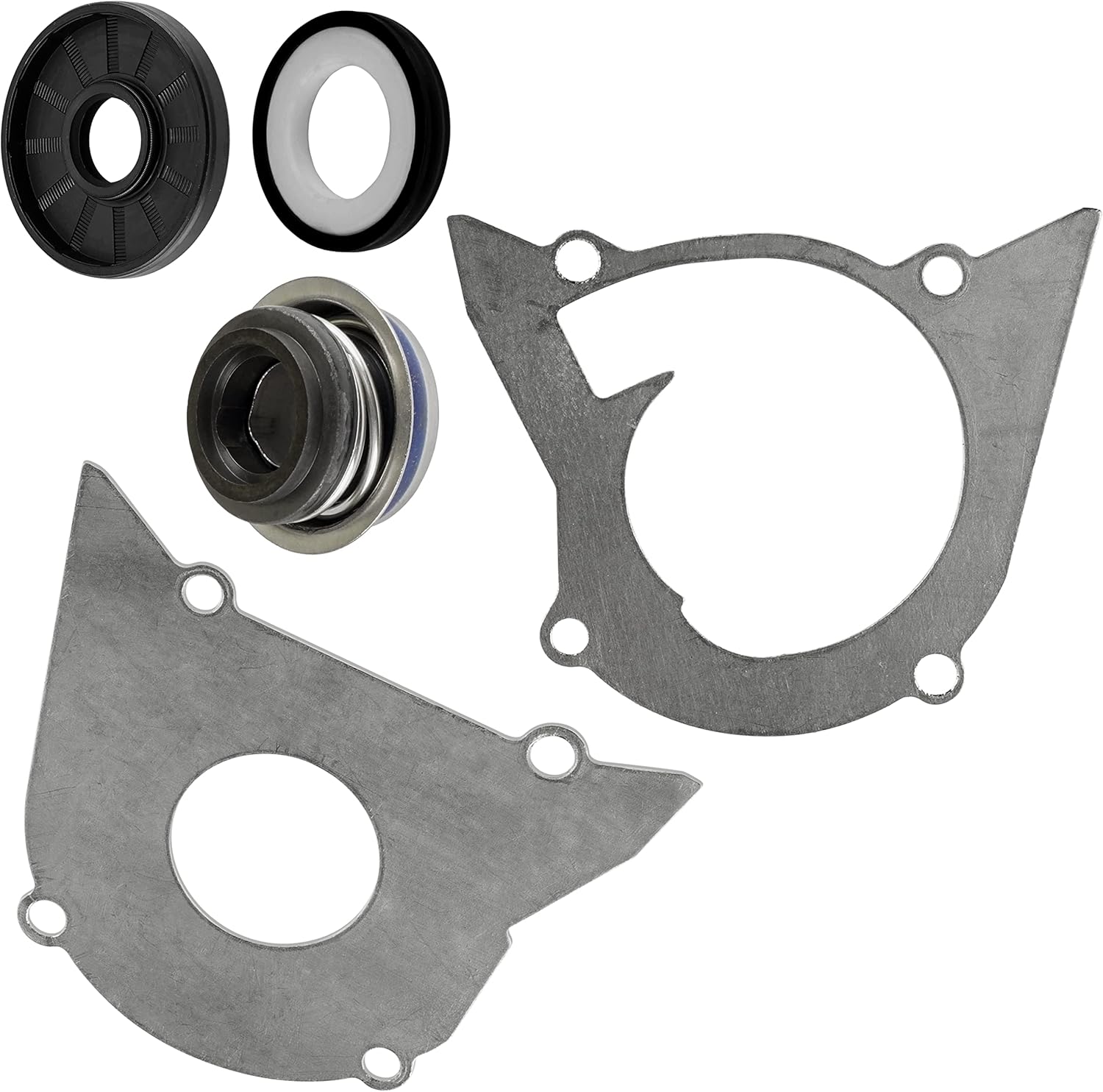 Caltric Water Pump Impeller Seal/Gasket Cover Housing compatible with Kawasaki Vulcan EN500 1990-2009