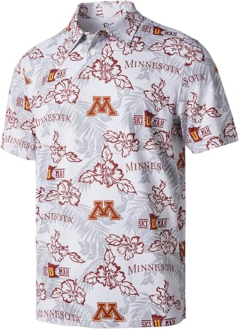 Reyn Spooner NCAA Hawaiian Aloha Performance Polo
