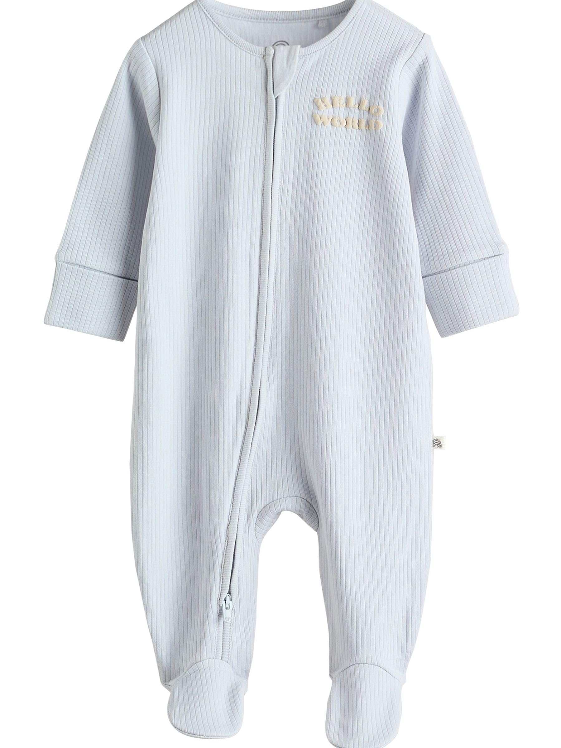 NEXT Bebés niño Pack de 3 Pijamas de Animales con Eslogan