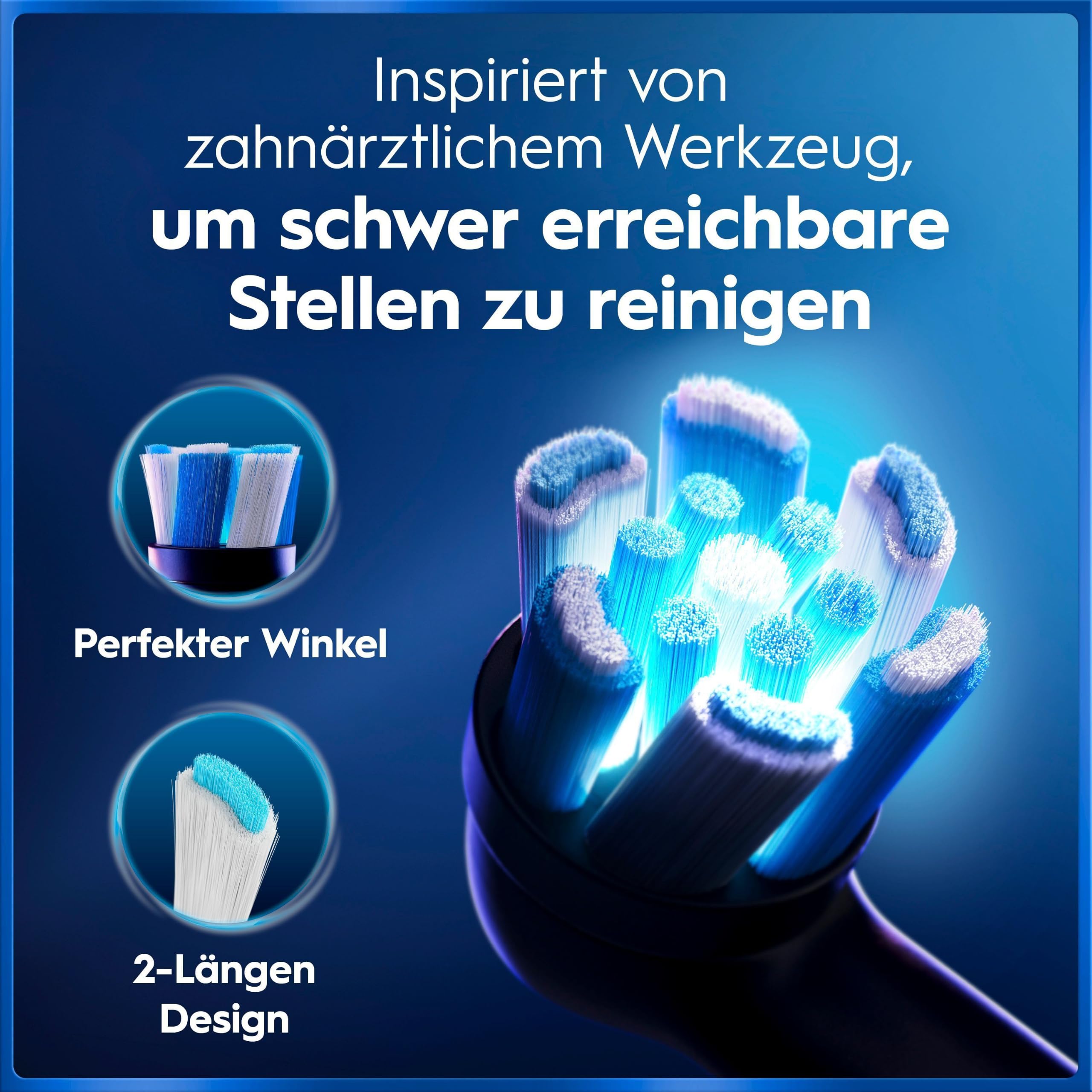 Oral-B iO Series 9 Elektrische Zahnbürste, Schwarz | Inkl. 3 Aufsteckbürsten, Lade-Reise-Etui, CHIP Testsieger (11/25), Electric Toothbrush mit 7 Modi Für Zahnpflege