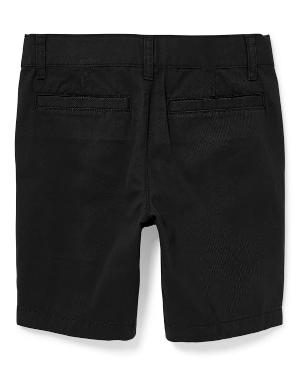 The Children's Place,Stretch Chino Shorts,Black,20(Husky) by The Children's Place - Image 3