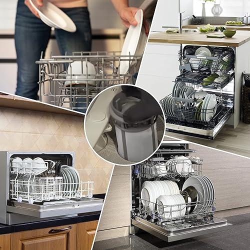 Miniatura 6 de Funmit W10872845 - Vaso de filtro de bomba de lavavajillas (paquete de 2) de repuesto para lavavajillas Whirlpool Kenmore Amana Kitcheniad 8579307