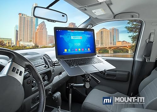 Miniatura 3 de Mount-It! Soporte para tablet portátil de automóvil para vehículos comerciales, camiones, compatible con iPad y otras tabletas, diseño resistente