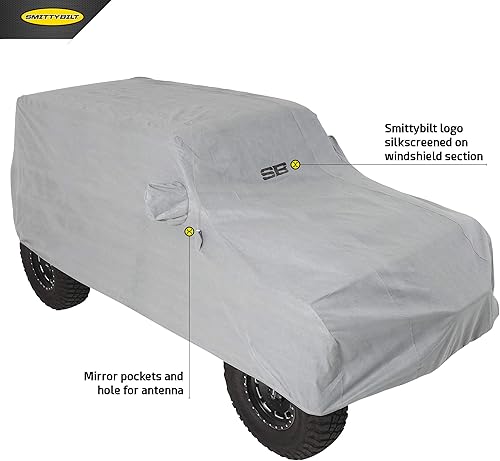 Miniatura 4 de Smittybilt Funda para Jeep de clima completo (gris) - 845