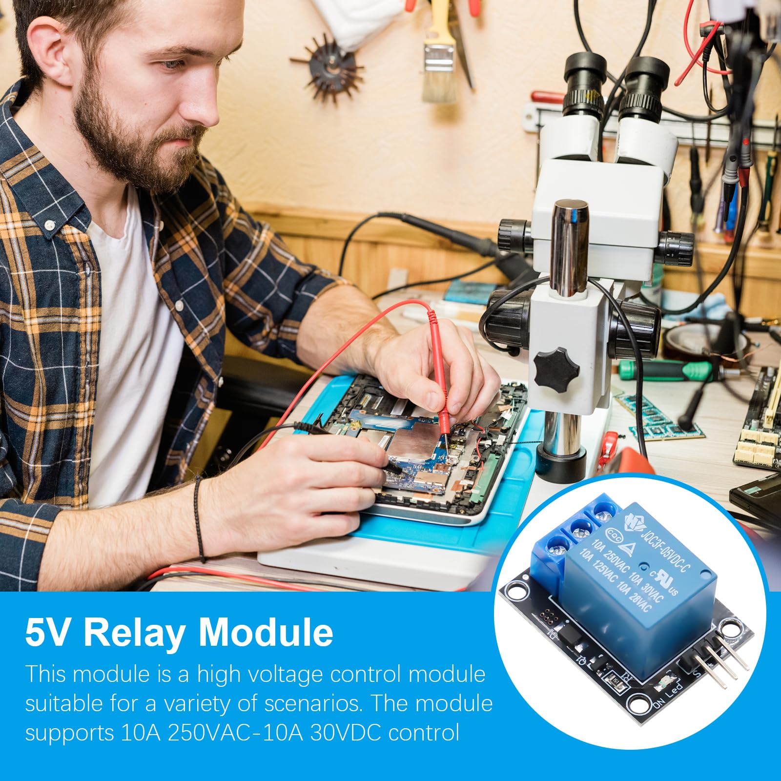 5 PCS 5V Modulo relè per PIC AVR DSP ARM Compatibile con arduino