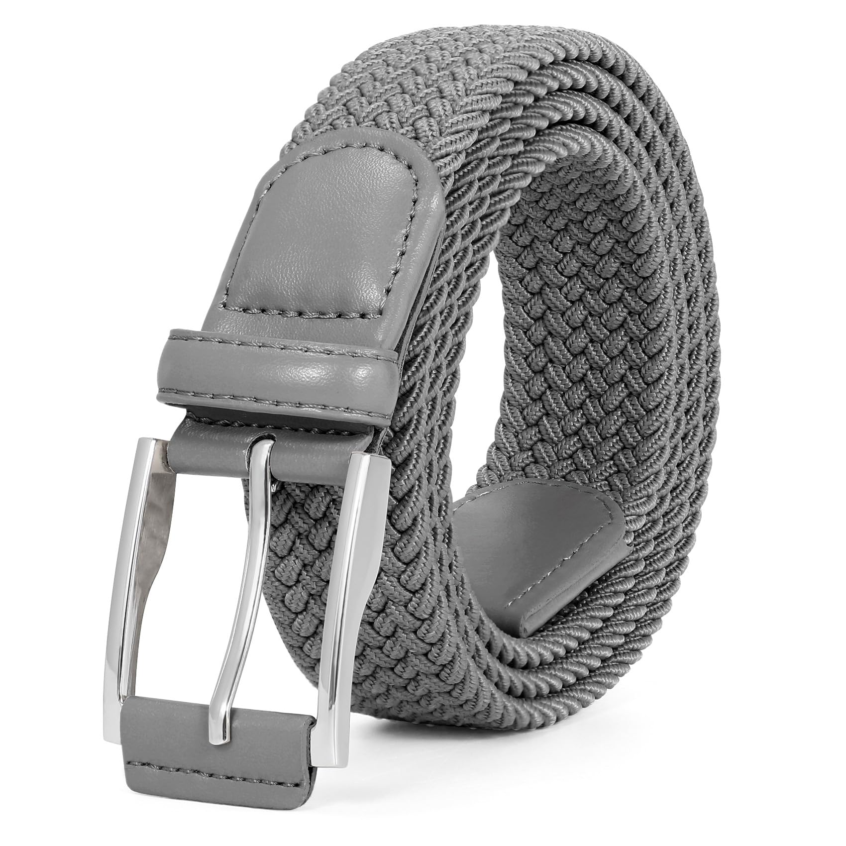 JasGood Geflochtener Stretchgürtel Stoffgürtel Elastischer Gürtel für Herren und Damen Dehnbarer Flechtgürtel Golfgürtel für Herren Jeans Hosen