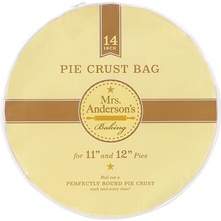 Mrs. Anderson’s Baking Anderson’s Easy No-Mess Pie Crust Maker Bag, 14-Inches, Clear