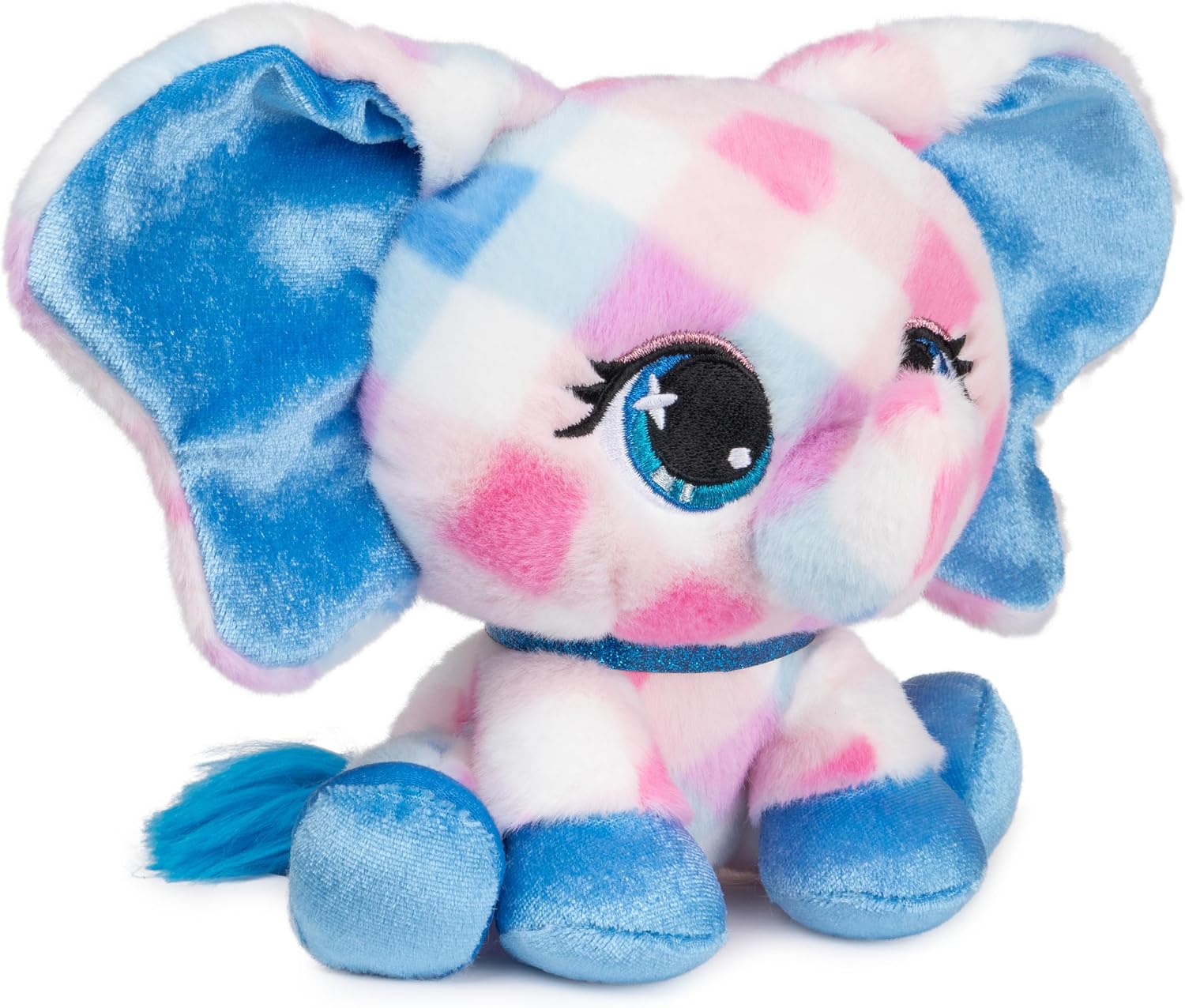 GUND P.Lushes Pets Juicy Jam Collection, Lauren L’Phante Elephant Stuffed Animal, Pink/Blue, 6”
