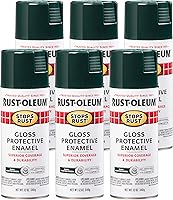 Vista 90 de Rust-Oleum 7732830 Stops Rust Pintura en Aerosol, 12 oz, Verde Cazador Satinado