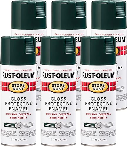 Vista 88 de Rust-Oleum 7776830 - Pintura en aerosol para prevención del óxido, 12 onzas, negro plano