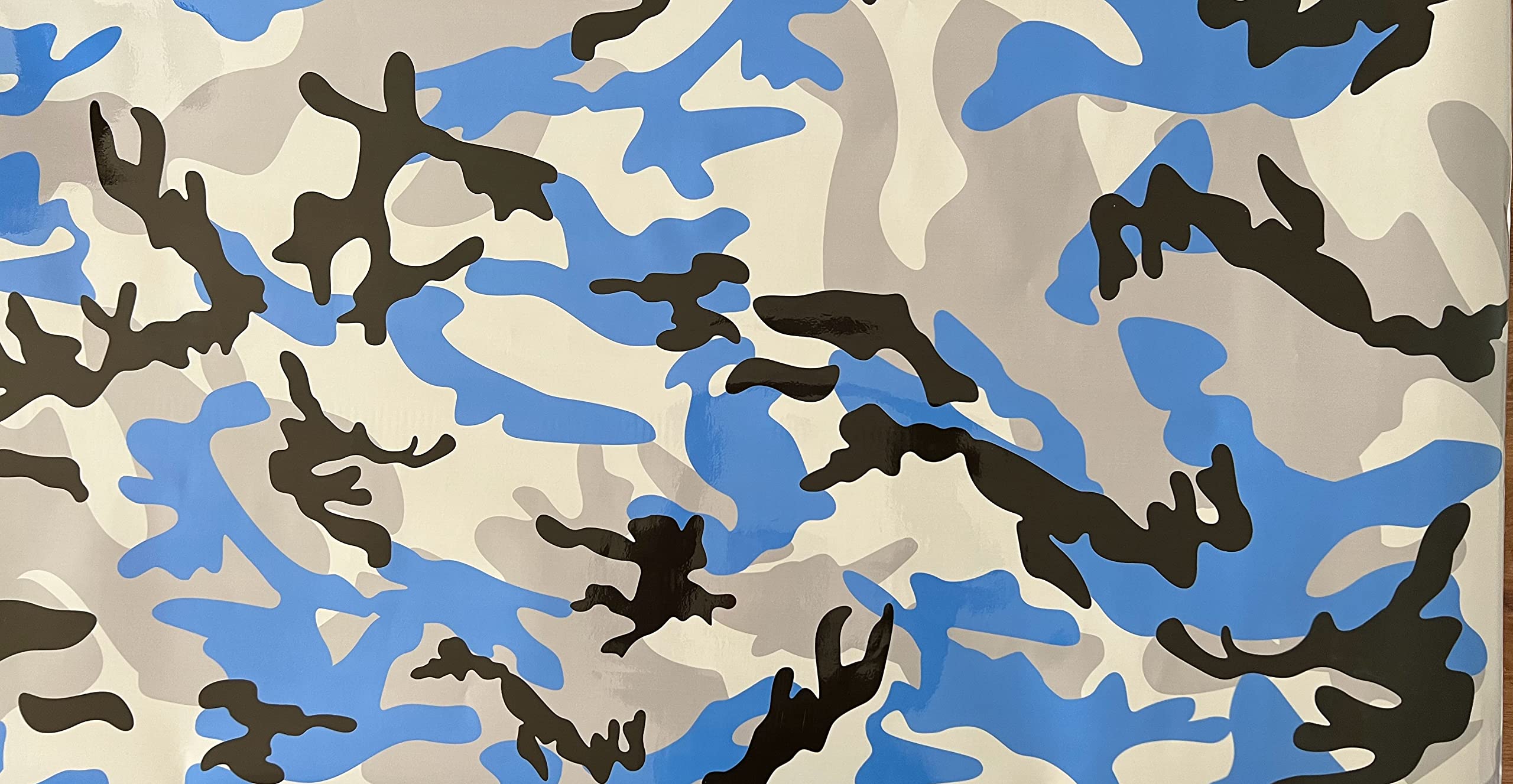 Camo Gloss Camouflage Car Vinyl Film Wrap Decal Sticker Waterproof Air Bubble Free DIY (72"X60" (6FT X 5FT))