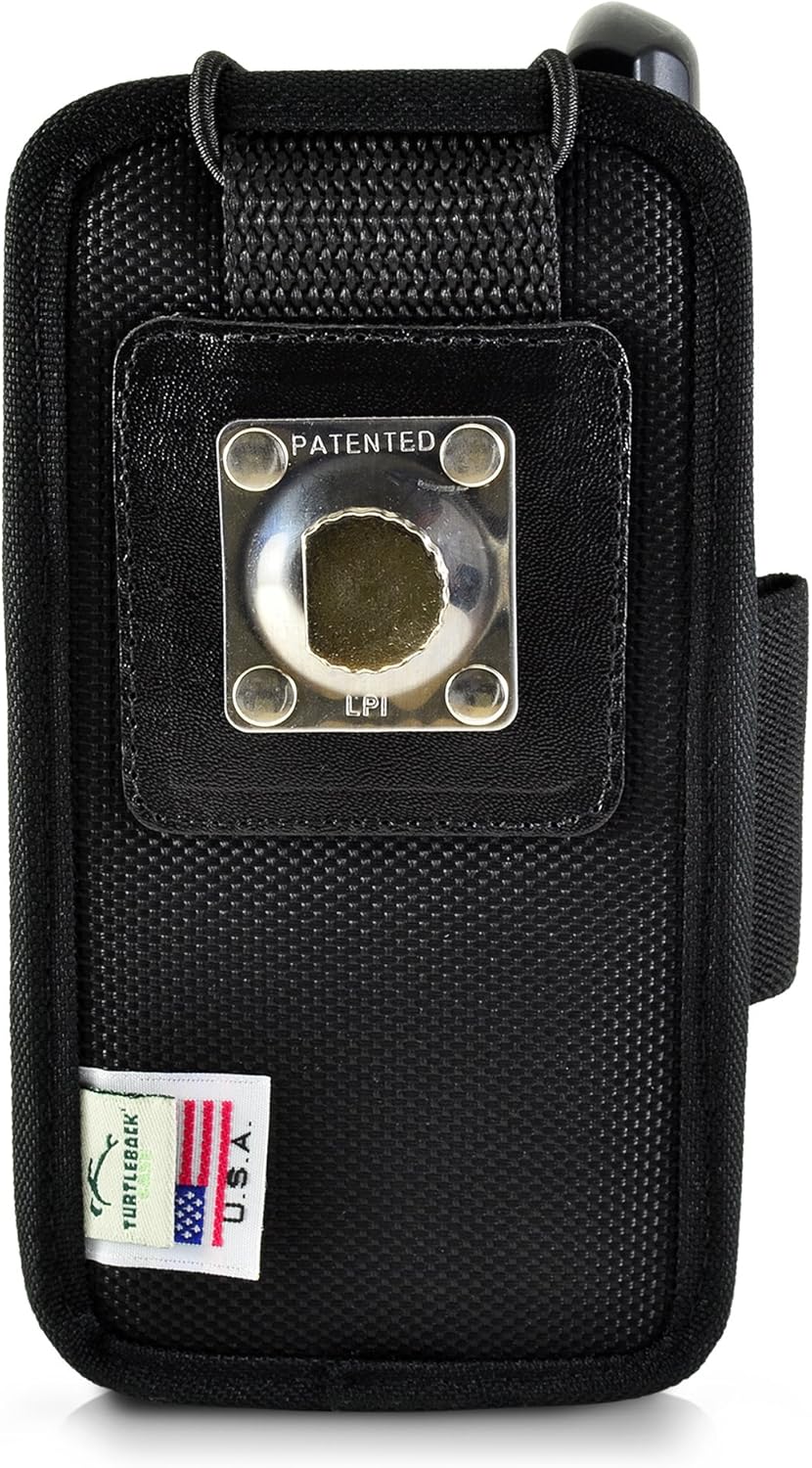 Turtleback Mobile Computer Case Made for Zebra Motorola MC67 KT-67NA Touch Computer Nylon Holster, 2 Belt Clips (Metal Clip & Belt Loop) Mobile Scanner Holder Fits Devices 6 1/4" X 3 1/8" X 1 3/8"