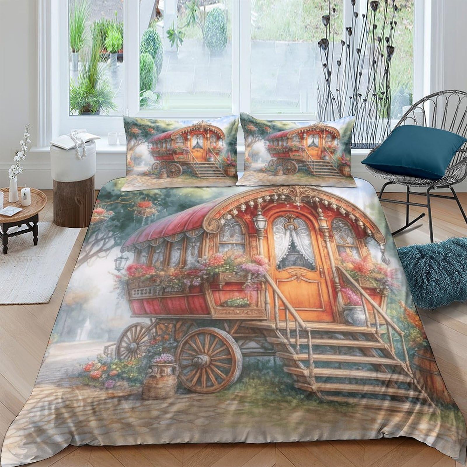 Linge de lit microfibre anti-plis et ultra douce pour décoration de chambre adulte