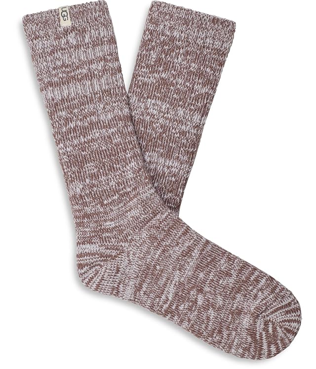 UGG Womens Rib Knit Slouchy Crew Socks